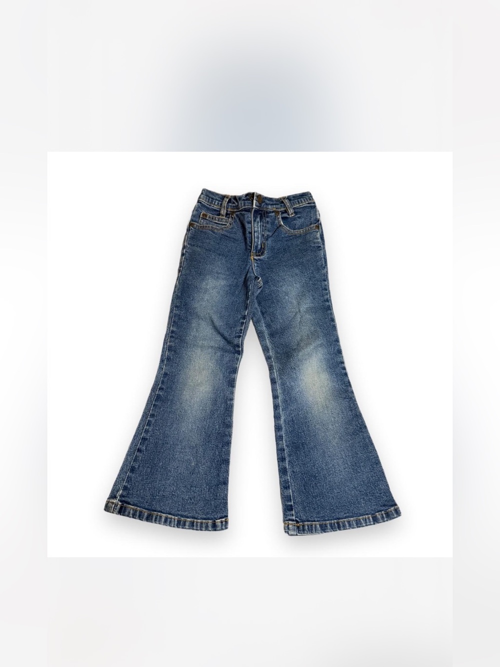 High Sierra Blue Flare Wide-Leg Jeans